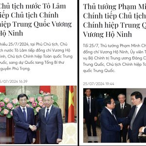 TBT Nguyễn Phú Trọng chưa yên nghỉ tại nghĩa trang, Trung Quốc đã vội bàn đến việc ai sẽ kế vị ông Trọng